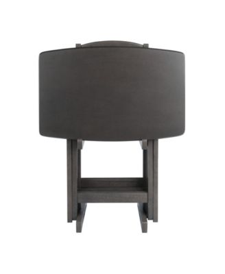 Dorian 5-Piece Wood Snack Table Set