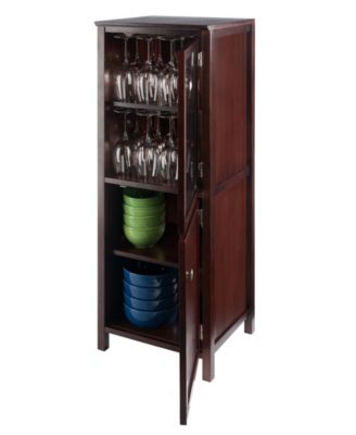 Brooke Jelly 47.44" Wood 2-Section Cupboard