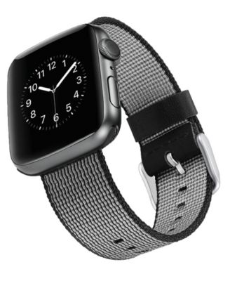 Black Nylon Band designed for Apple Watch&reg; 42mm (Series 10) & 38/40/41mm