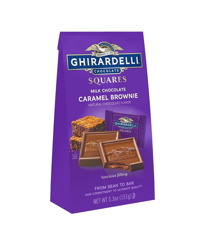 Ghirardelli Nature's GHIRARDELLI Milk Chocolate Caramel Brownie Squares