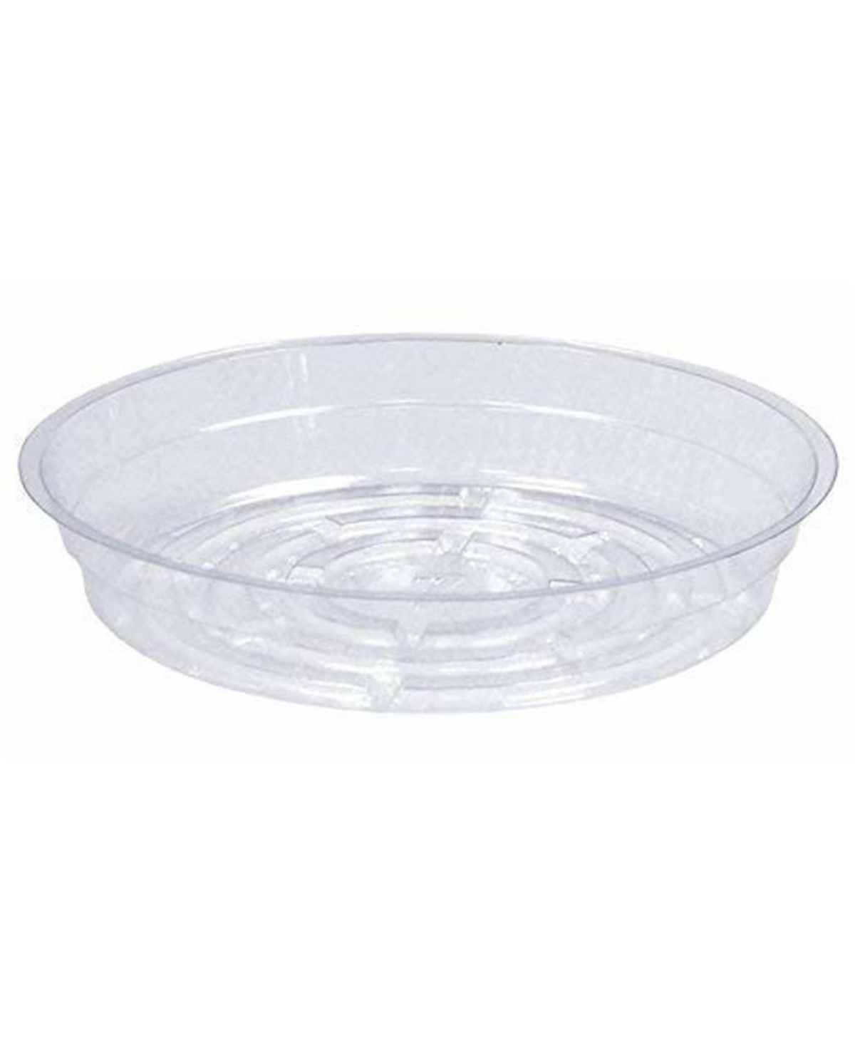 Curtis Wagner CW700N Round Clear Vinyl Plant Saucer, Clear -7in - Clear