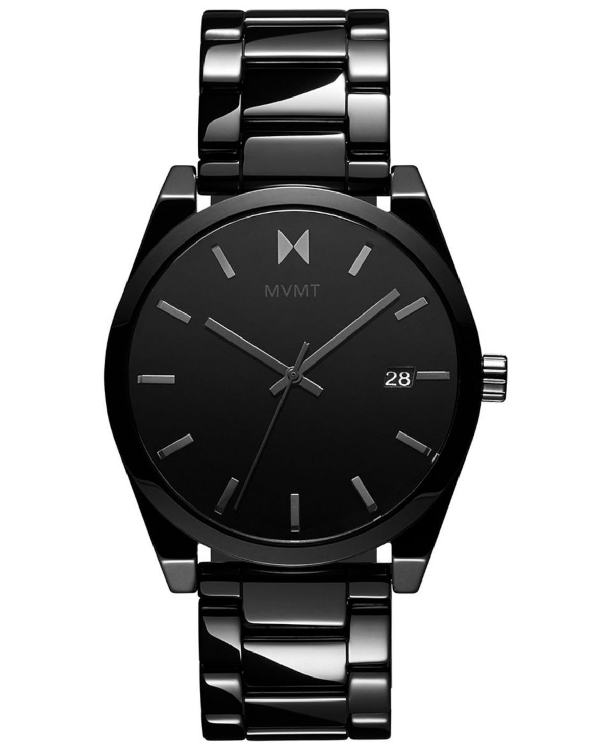 Shop Mvmt Men's Element Ceramic Black Bracelet Watch, 43mm