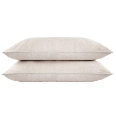 French Linen 2 Piece Pillowcase Set, King