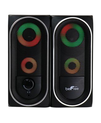 2.0 Computer Gaming Speakers with LED RGB Lights