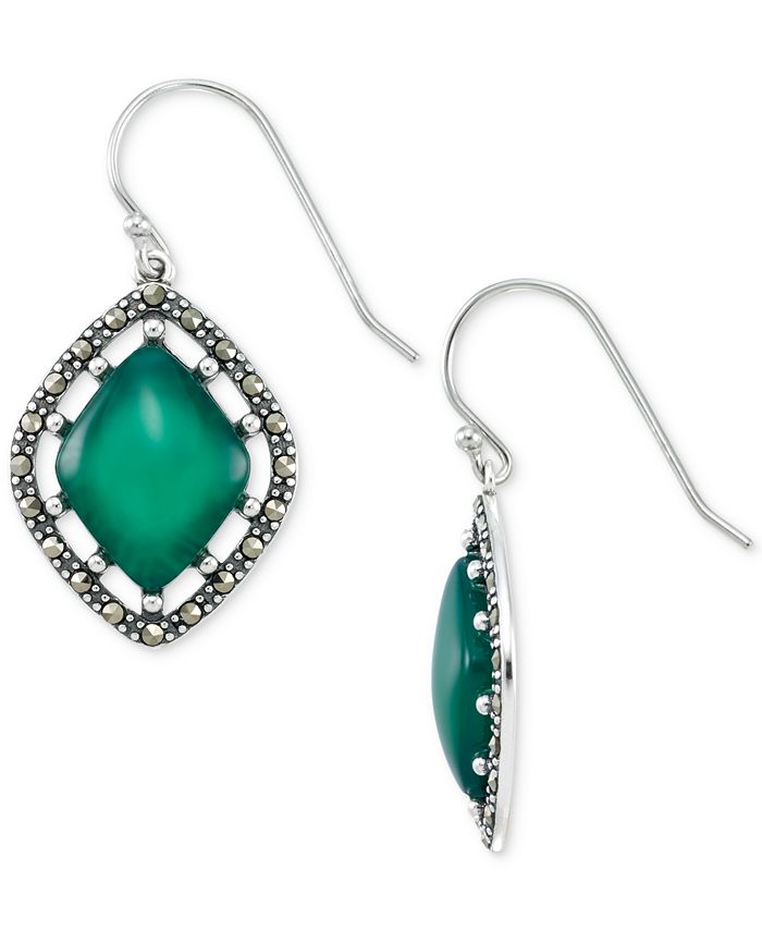 Macy's green earrings sale