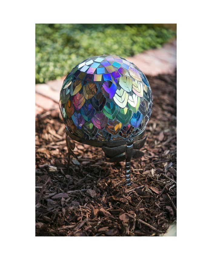 Evergreen Dragonfly Adorned Metal Gazing Ball Stand Macy's