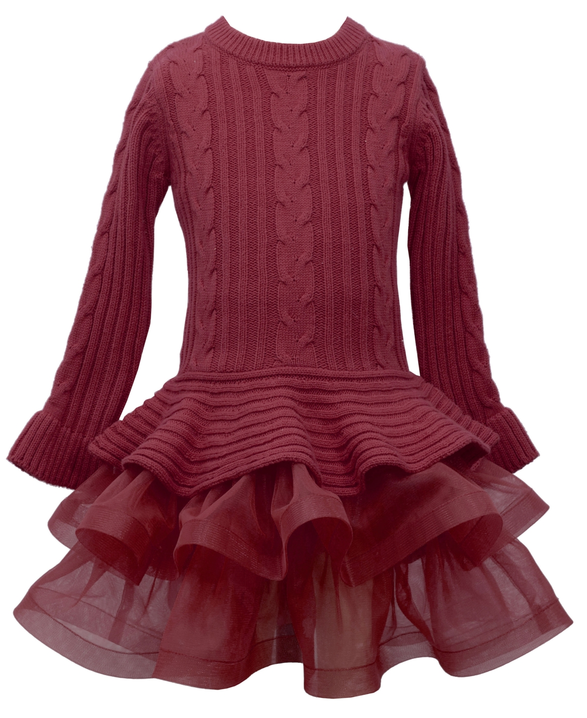 Bonnie jean clearance burgundy dress