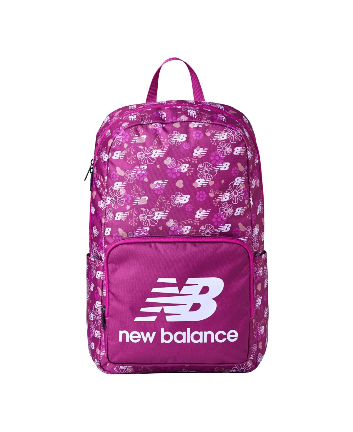 New Balance Kids Printed Backpack In Purple