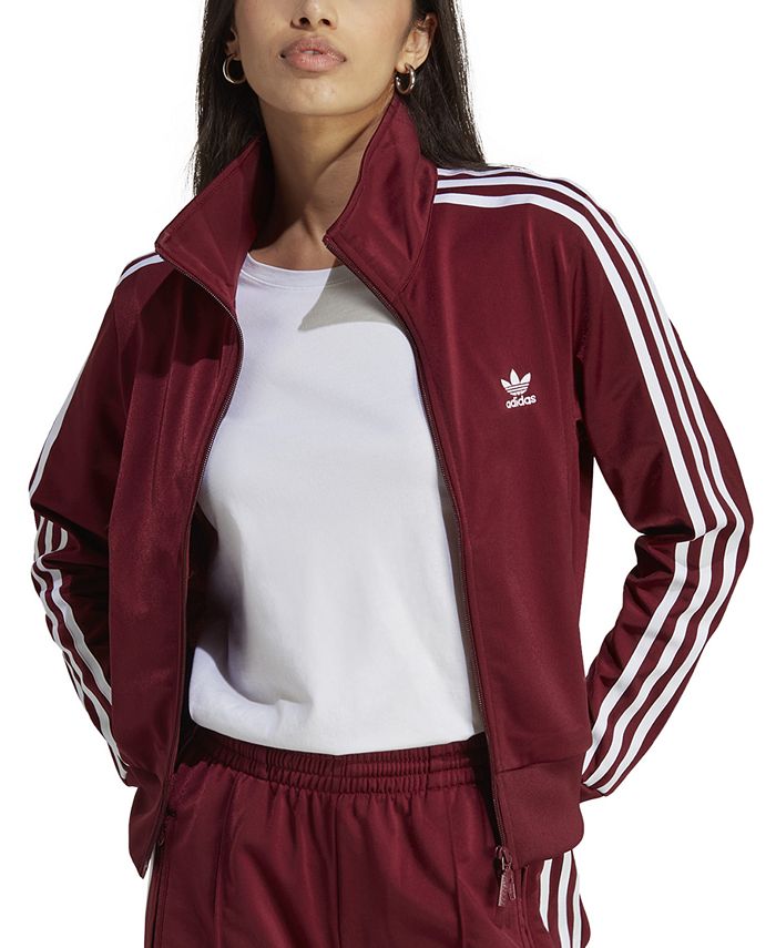 adidas Women's Firebird Zip-Up Three-Stripe Track Jacket & Reviews -  Activewear - Women - Macy's