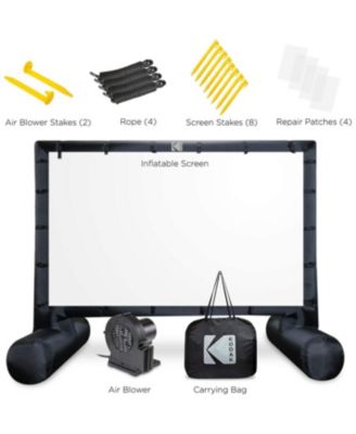 Inflatable Projector Screen, 17ft Blow Up Outdoor Movie Screen