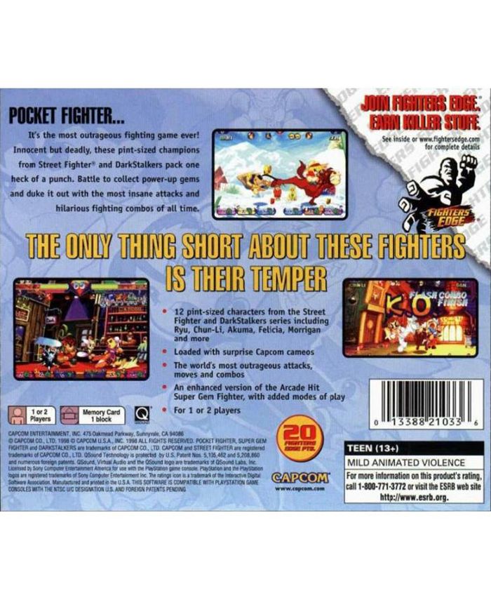 Pocket Fighter PlayStation Macy's
