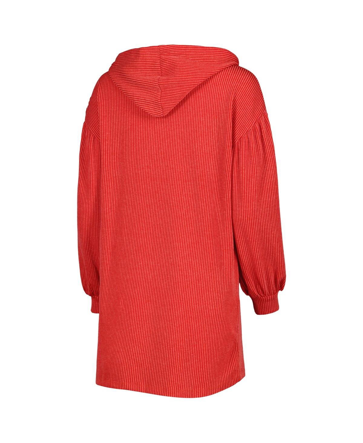 Gameday Couture Scarlet Ohio State Buckeyes Game Winner Vintage Wash Tri-blend Dress In Scarlet