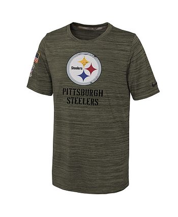 Nike Steelers Velocity Long Sleeve T-Shirt - Men's