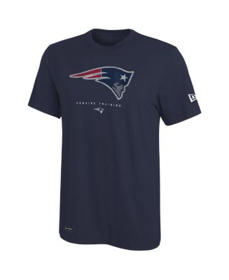 New Era Men's Navy New England Patriots Combine Authentic Ball Logo T ...