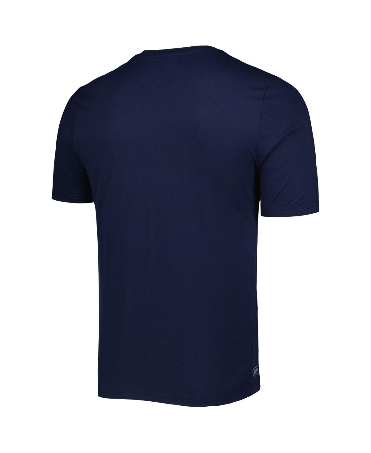 New Era Navy Chicago Bears Combine Authentic Training Huddle Up T-shirt In Navy