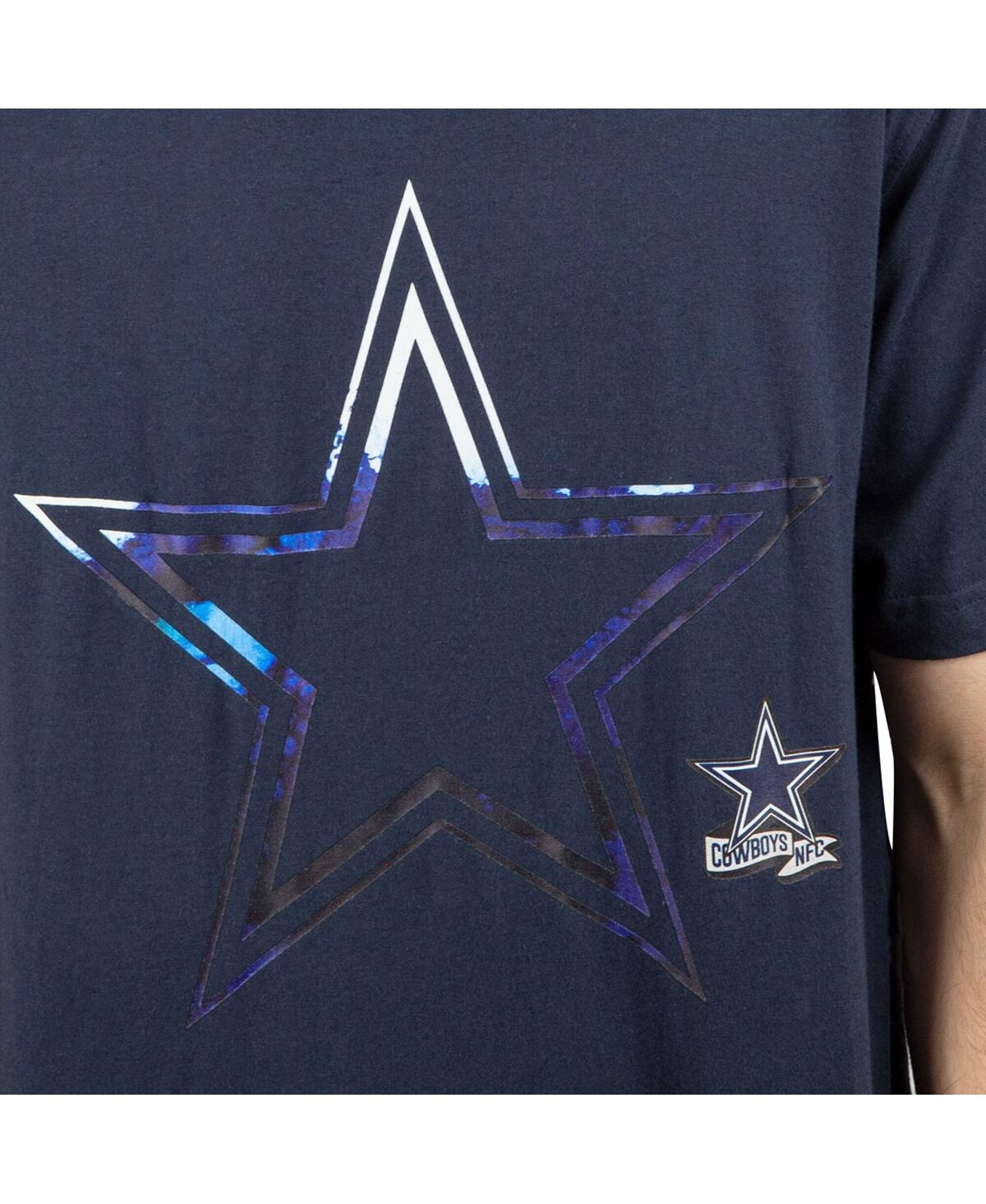 Shop New Era Men's  Navy Dallas Cowboys Sideline T-shirt
