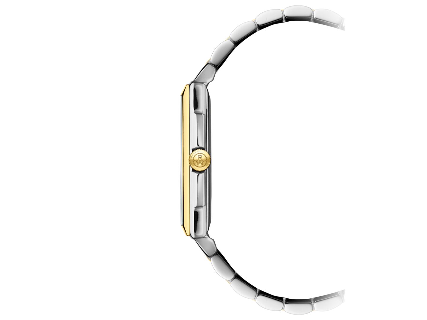 Женские часы Raymond Weil Swiss Toccata Diamond (1/20 ct. t.w.) Two-Tone Stainless Steel Bracelet Watch 37x30mm — фото 3