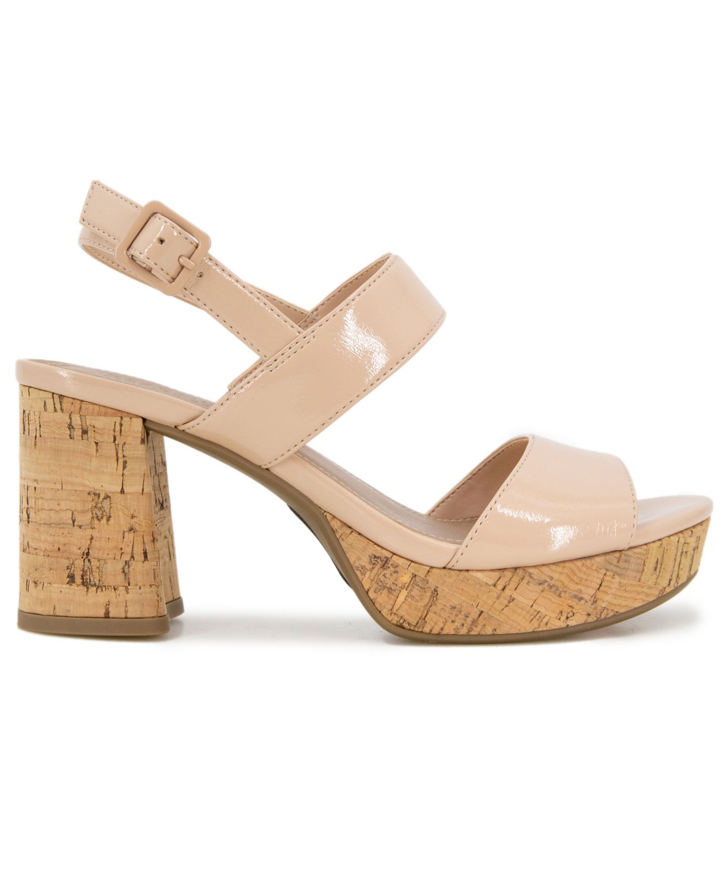 Женские сандалии Kenneth Cole Reaction Reebeka Platform, цвет: Латте лаковый — фото 2