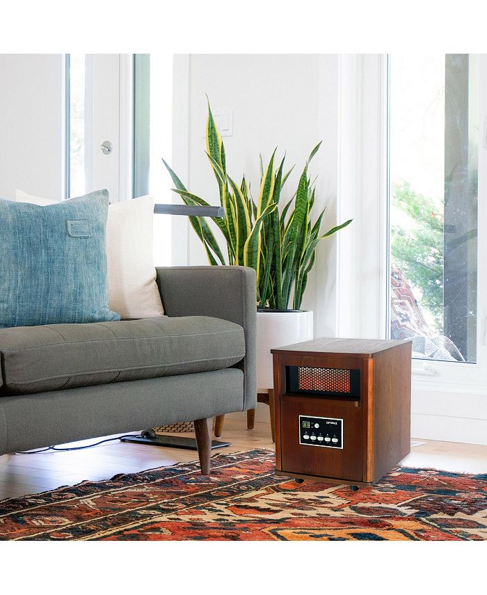 Optimus Infrared Quartz Heater With Remote & LED Display Macy's