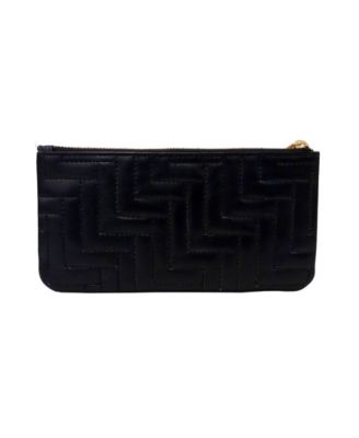 Women's Signature Quilt Zip Pouch Wristlet Wallet