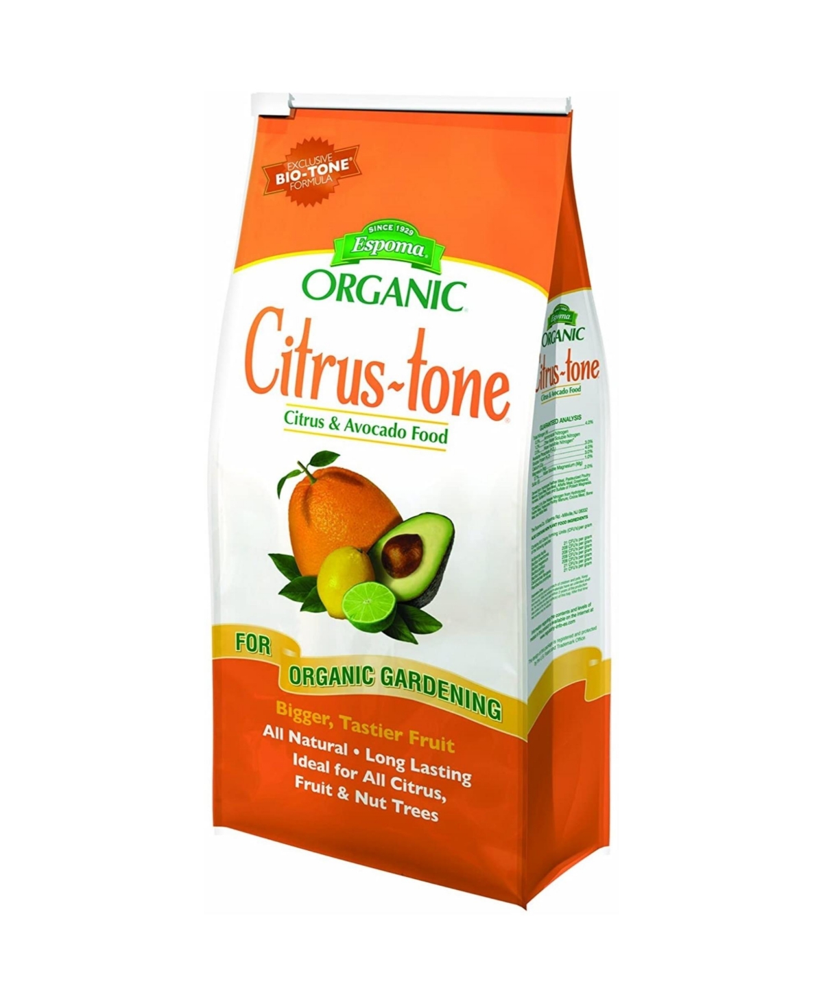 CT8 Citrus-tone Citrus Avocado Organic 5-2-6 - 8lb - Multi