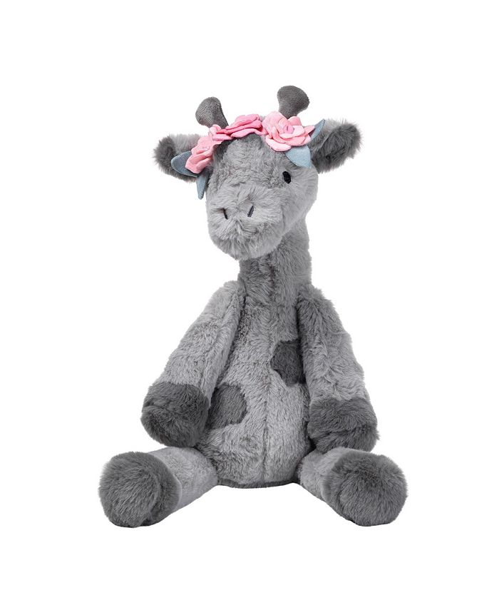Lambs & Ivy Giraffe and a Half Gray Plush Stuffed Animal Toy Skylar