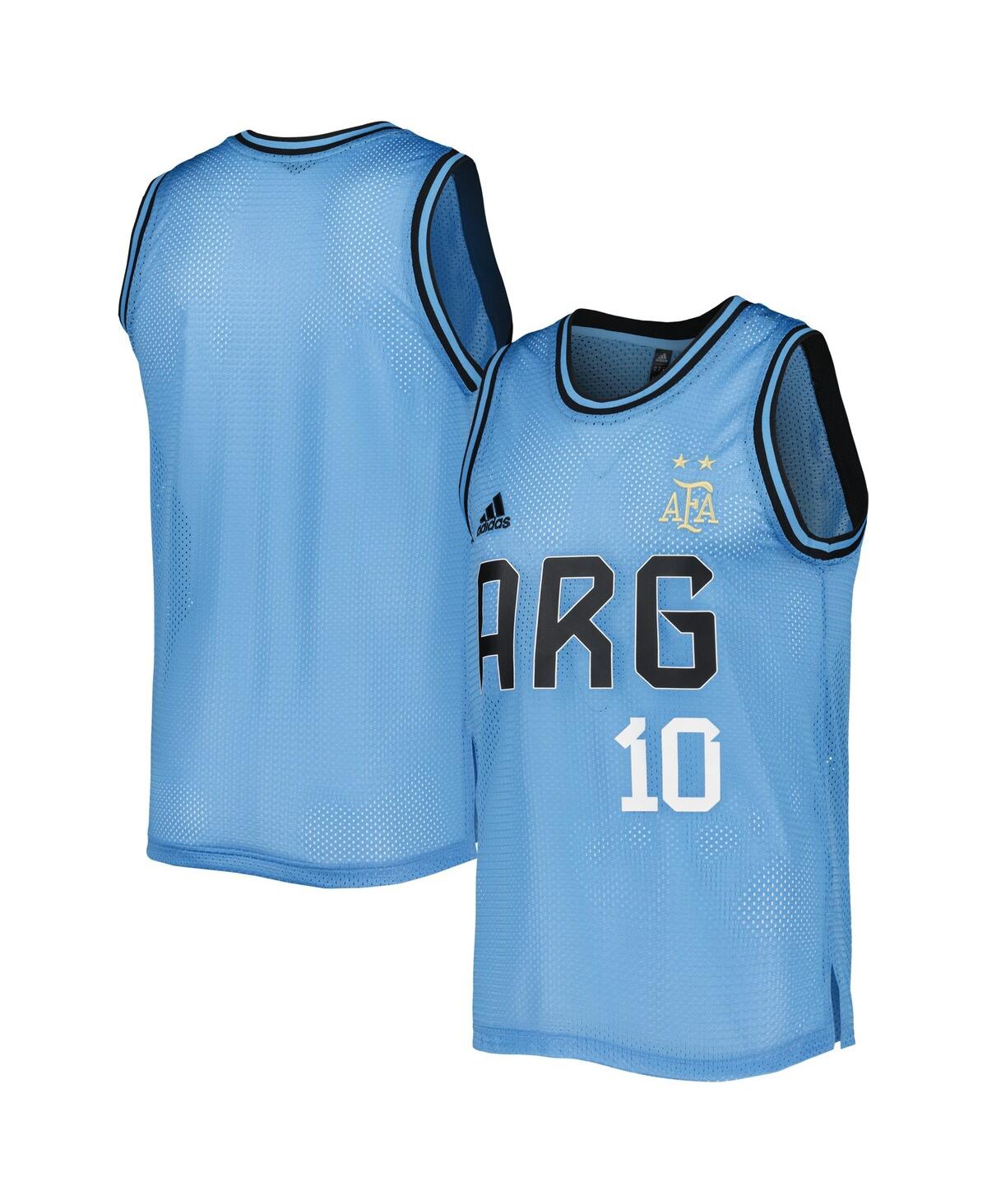Men's adidas Light Blue Argentina National Team Icon Dna Player Basketball Top
