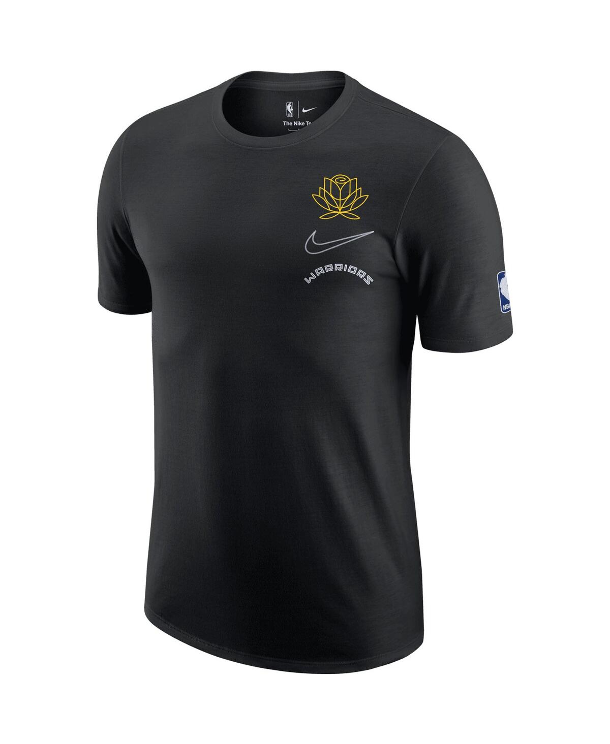 Men's NikeGolden State Warriors 2022/23 City Edition Courtside Max90 Vintage-Like Wash T-shirt - Black