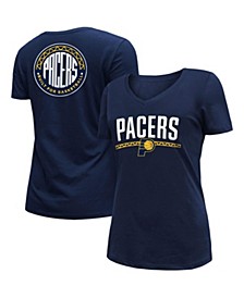 Women's Navy Indiana Pacers 2022/23 City Edition V-Neck T-shirt
