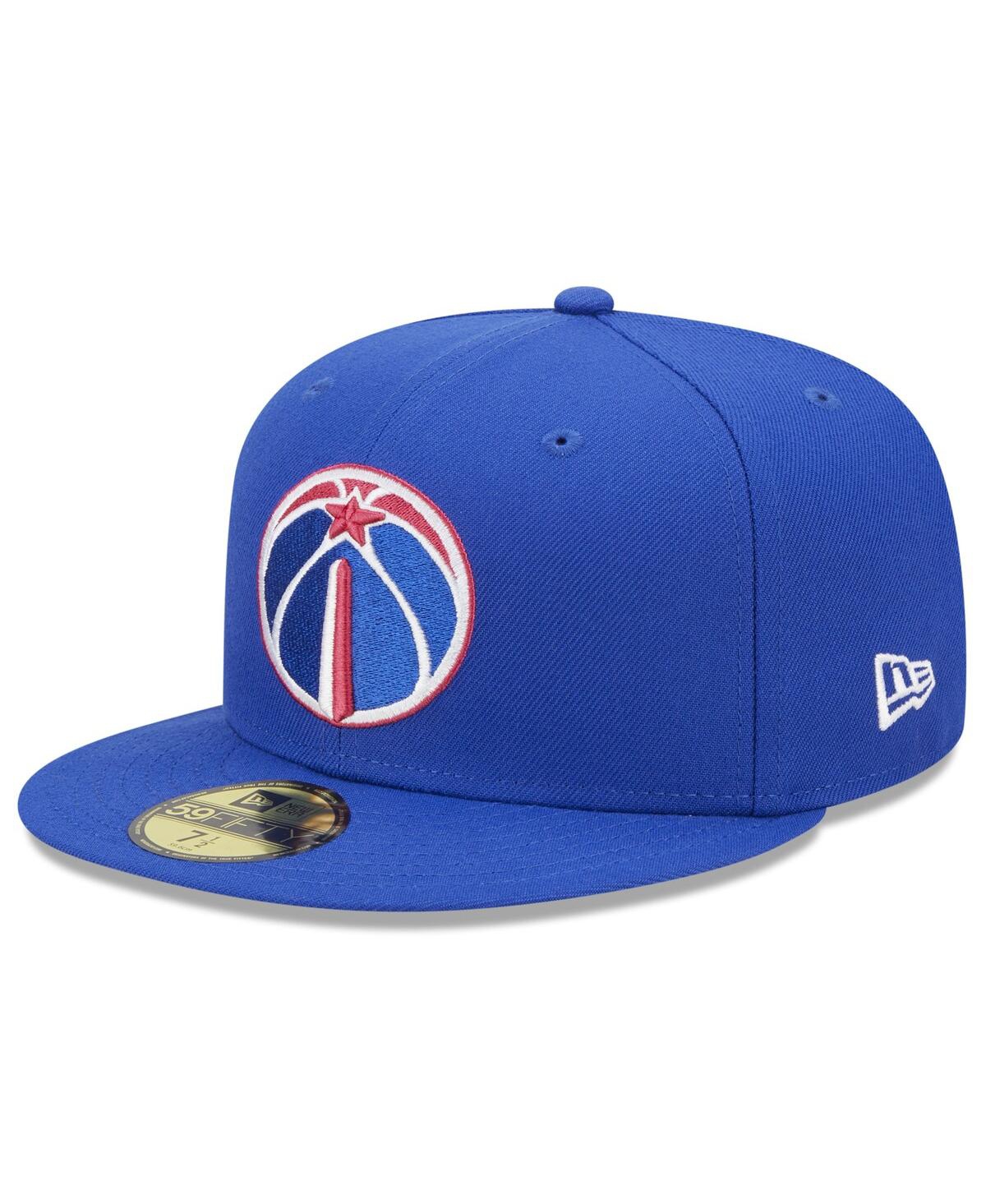 Shop New Era Men's  Blue Washington Wizards 2022/23 City Edition Alternate Logo 59fifty Fitted Hat