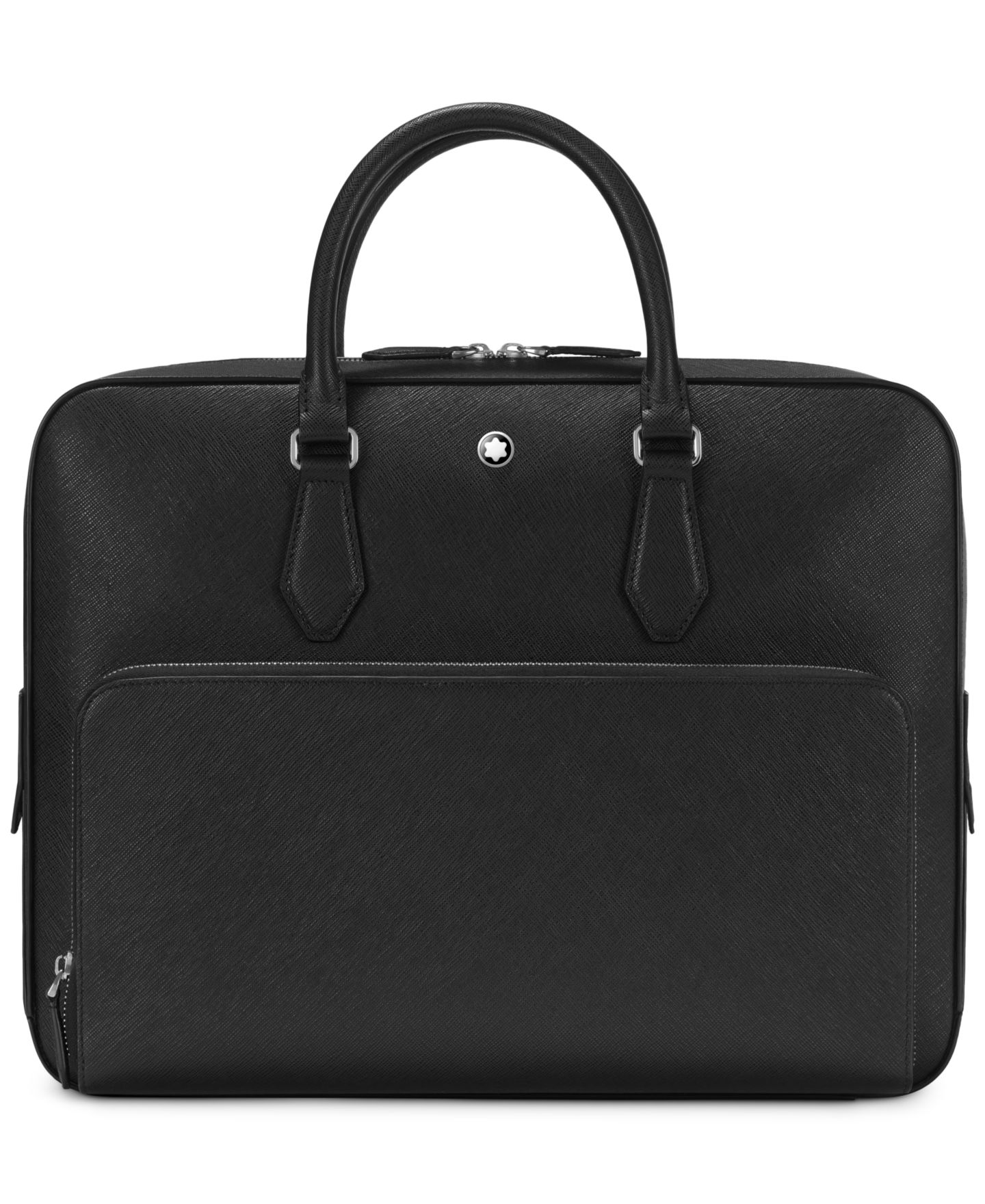 Мужская сумка Montblanc Sartorial Medium Leather Briefcase Document Case — фото 1