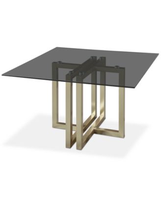 Emila Square Glass Dining Table, Created for Macy's
