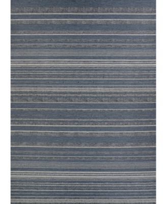 Couristan Dolce Cabana Stripe Area Rug In Silver