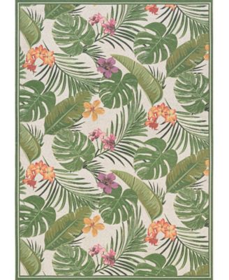 Couristan Dolce Flowering Fern Area Rug In Ivory