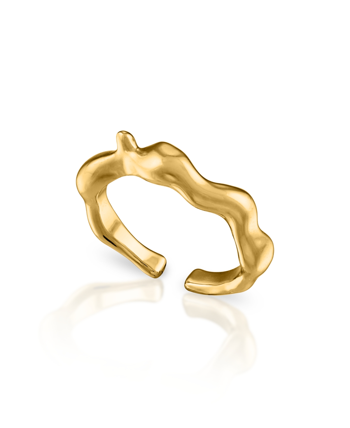 Oma The Label The Kolo Stainless Steel Ring In Gold