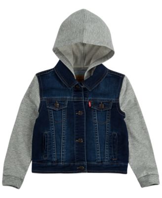 Levi's Baby Boys French Terry Sleeve Trucker Jacket & Reviews - Coats ...