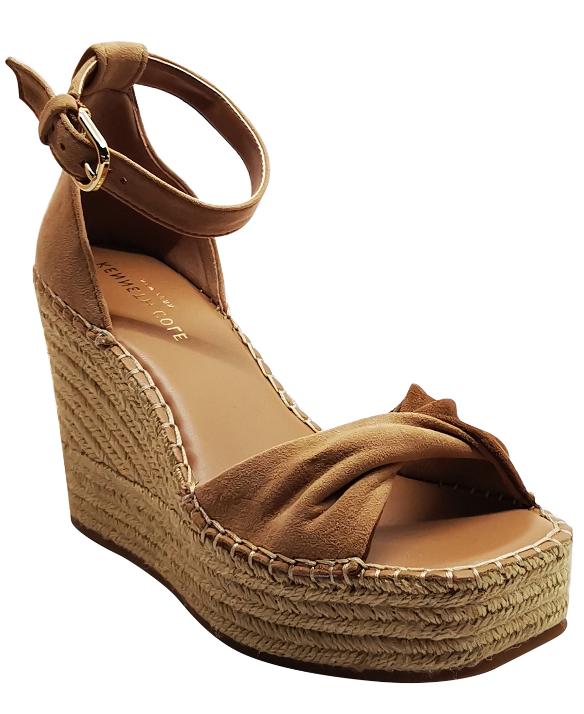 Kenneth Cole New York Women's Sol Espadrille Wedge Sandals In Tan