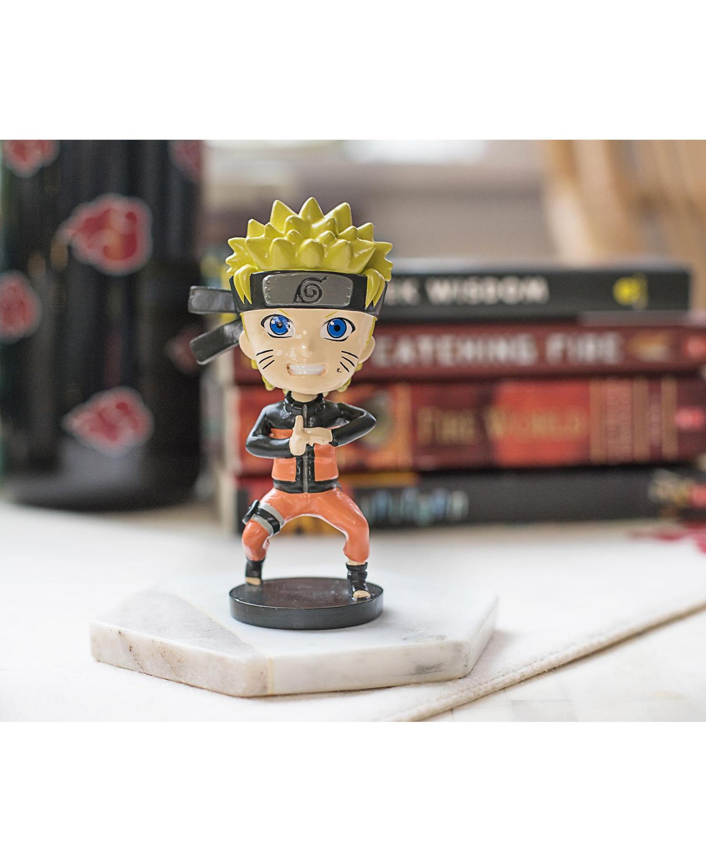 Детские фигурки Just Funky Naruto Shippuden Collectible PVC Statue Bobblehead 4.75 Inches Tall, цвет: Оранжевый — фото 7