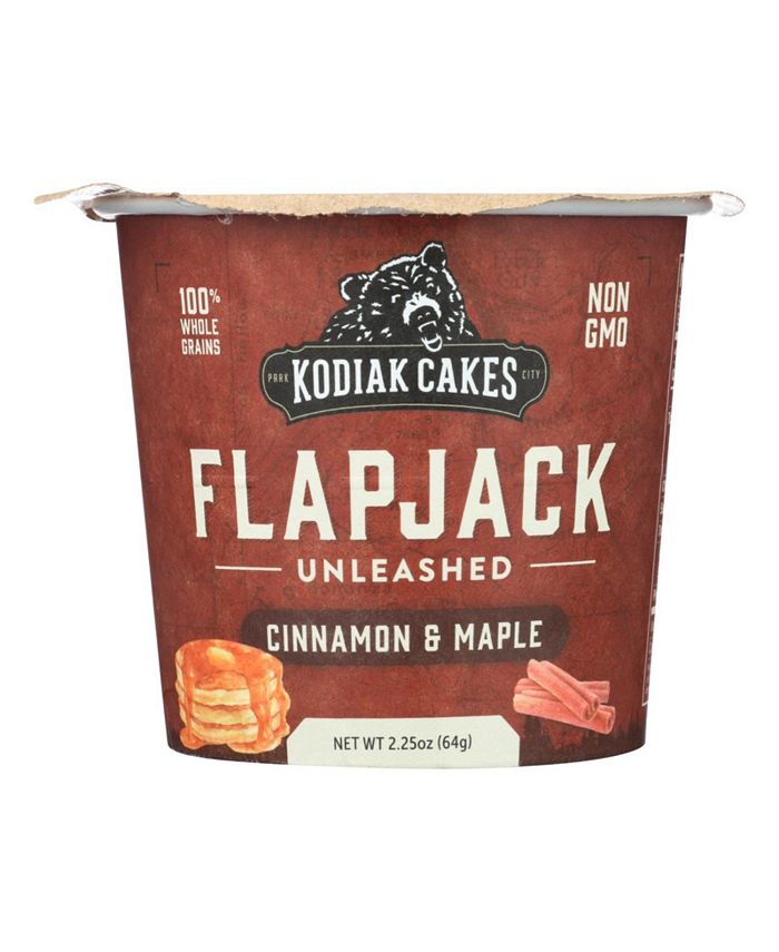 Kodiak Cakes Flapjack On The Go Cinnamon Maple Case of 12 2.25