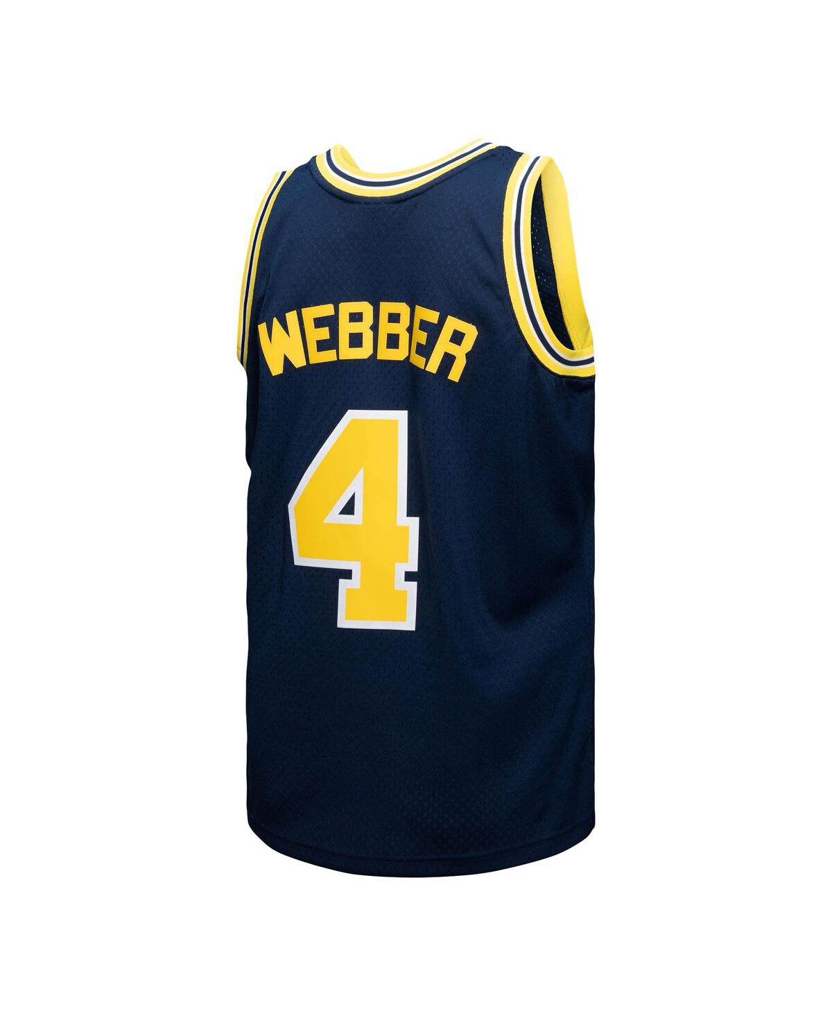 Men's Mitchell & Ness Chris WebberMichigan Wolverines Player Swingman Jersey - Navy