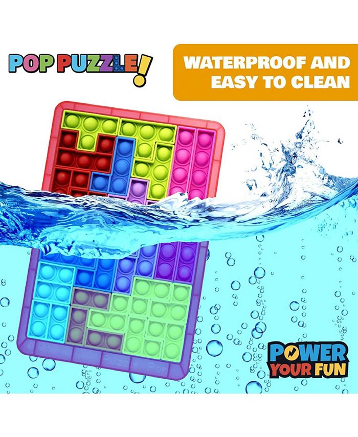 Power Your Fun Pop Puzzle Popper Fidget Game - Red - Macy's