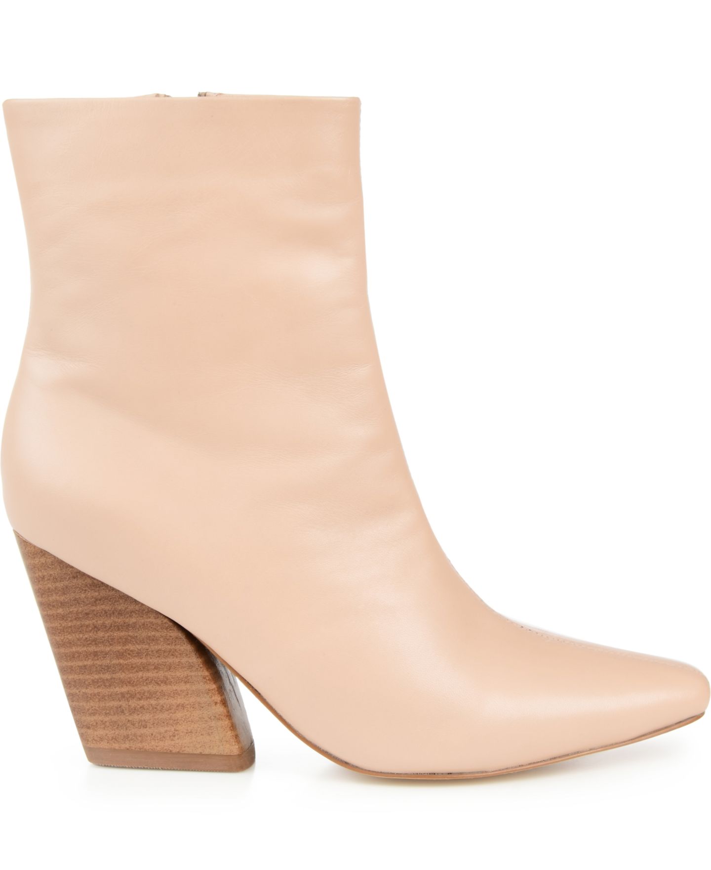 Женские ботинки Journee Signature Hydra Stacked Block Heel, цвет: Рыжевато-коричневый — фото 2