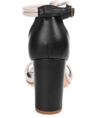 Women's Jettah Two-Toned Strappy Block Heel Sandals