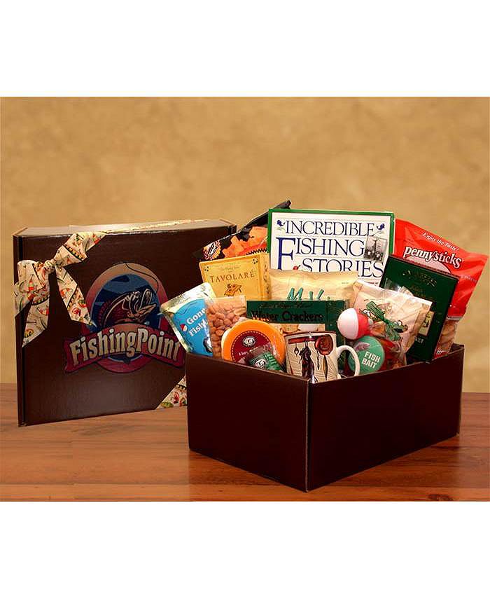 GBDS Fisherman's Point Gift Pack - Fishing Gift Set - 1 Basket