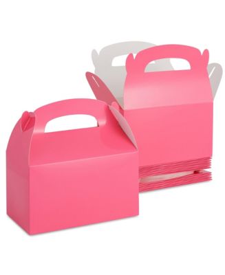 24 Pack Pink Treat Boxes for Party Favors, Gable Goodie Gift Box with ...