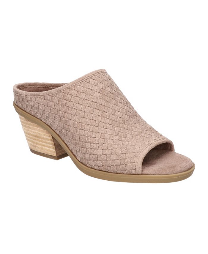 BELLA VITA Womens Beige Cushioned Korrine Round Toe Block Heel Zip-Up Leather Sandals Shoes N