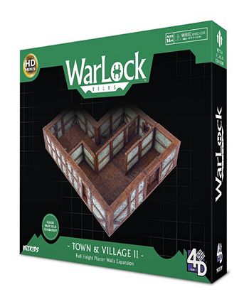 Plaster Interior Wall - Distressed X3 - WizKids WarLock Tiles D&D 2