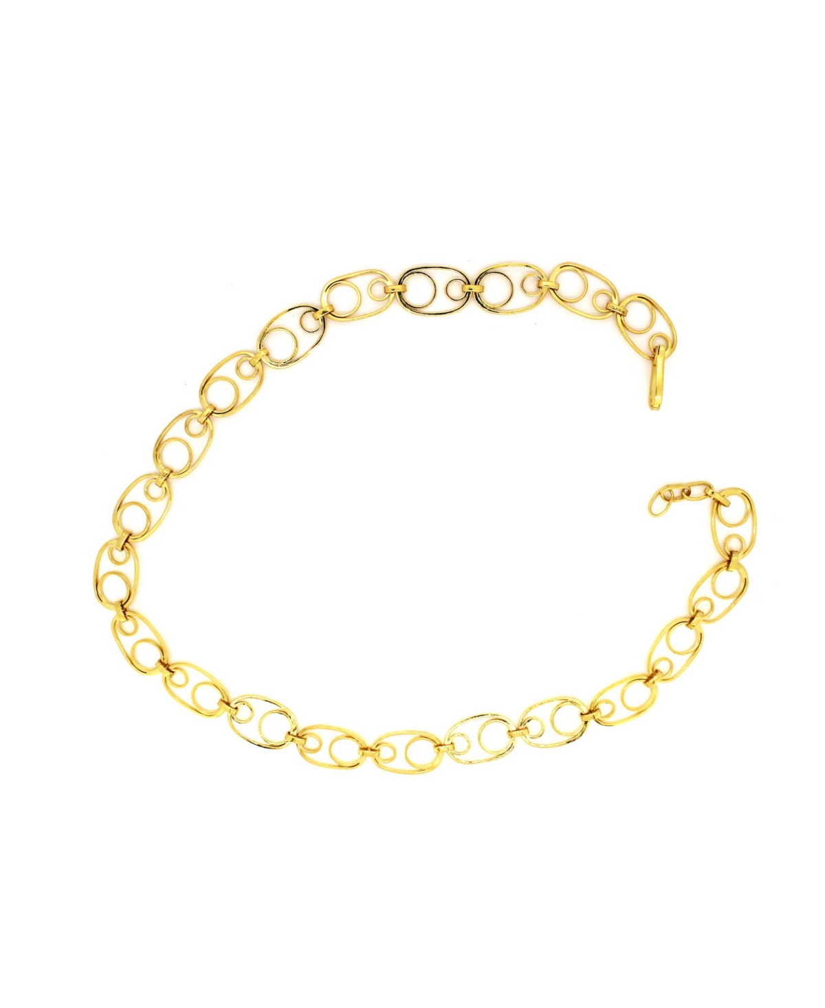 Nectar Nectar New York Hoop Serenity Necklace In Gold Plated