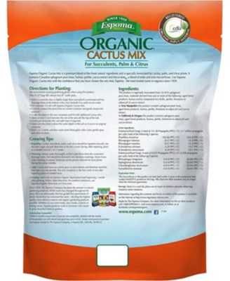 Organic Cactus Pot Mix 8 Qt