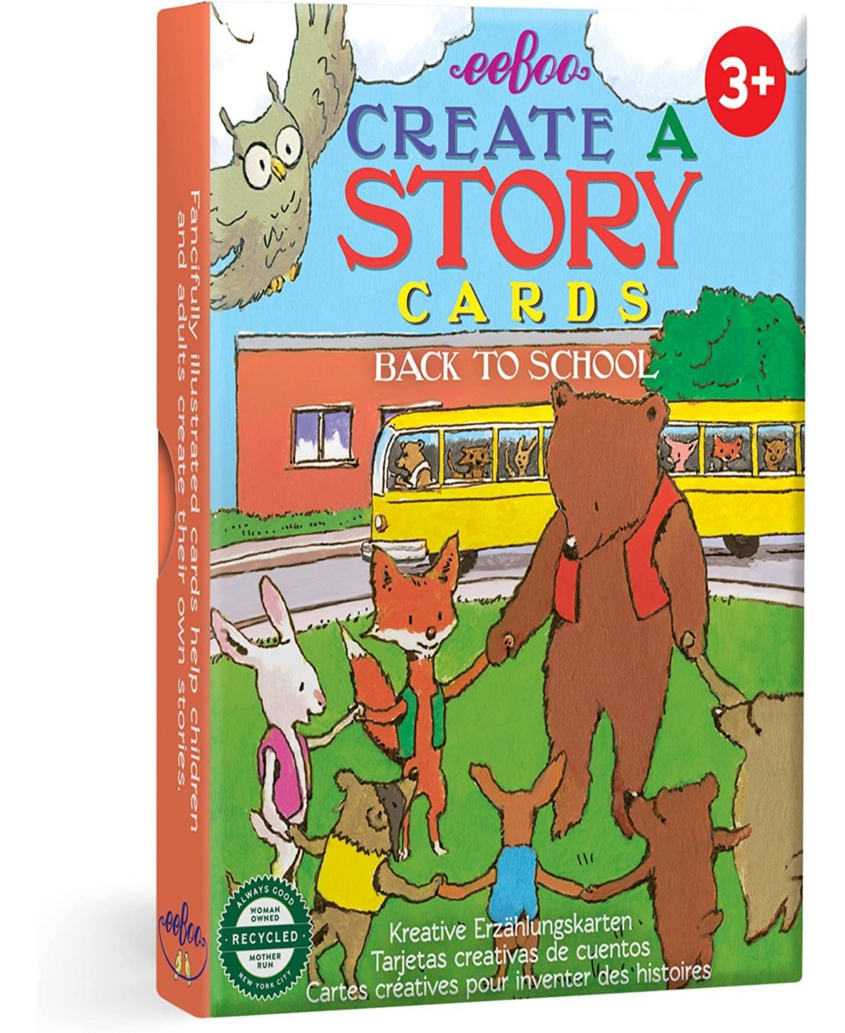 Eeboo Kids' Back To School Tell Me A Story Cards In Multi